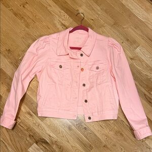 Lilly Pulitzer Pink Jean Jacket